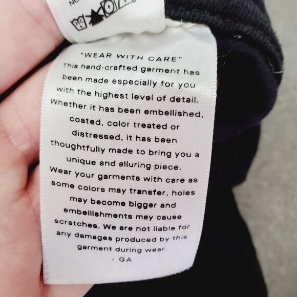 GOOD AMERICAN Good Curve High Rise Straight Stretch Black Jeans GCST47SBT 10/30 - Picture 7 of 11